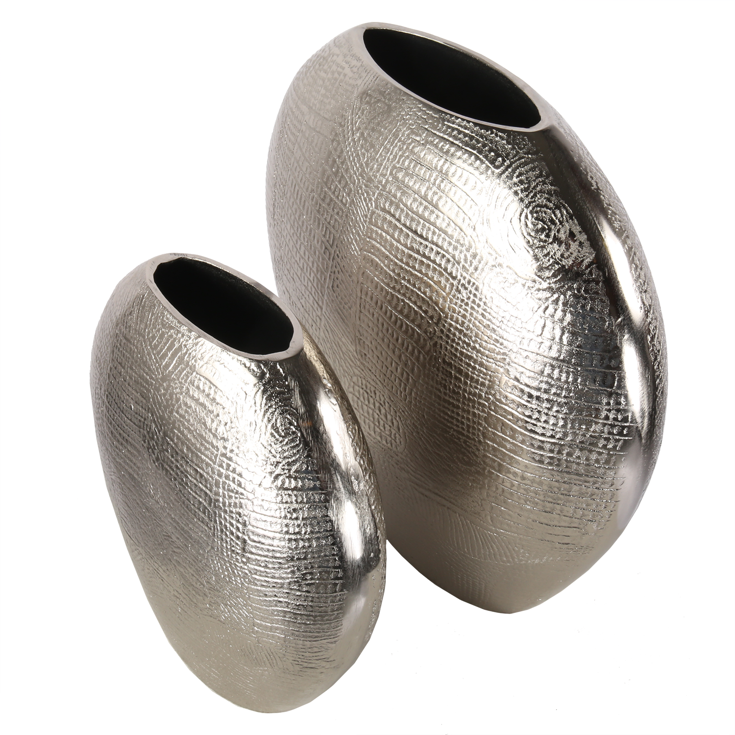 Vase Firenze medium raw nickel - Afbeelding 3
