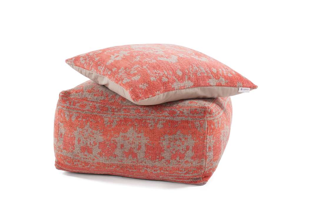 Paramount poof 210 set red/taupe