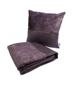 Decorative cushions & blanket Picco 125 set of 2 gray / brown