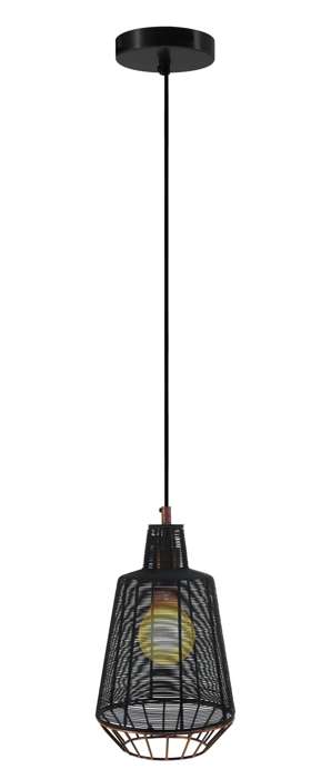 Hanglamp Libertas L zwart/koper