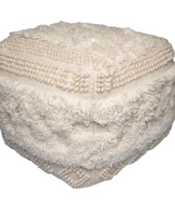 Alternative view of Pouf Bohist 125 Natural 50cm x 50cm