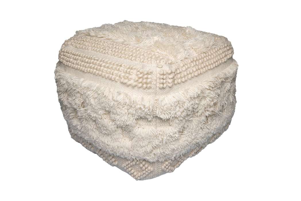 Pouf Bohist 125 Natural 50cm x 50cm - Afbeelding 2