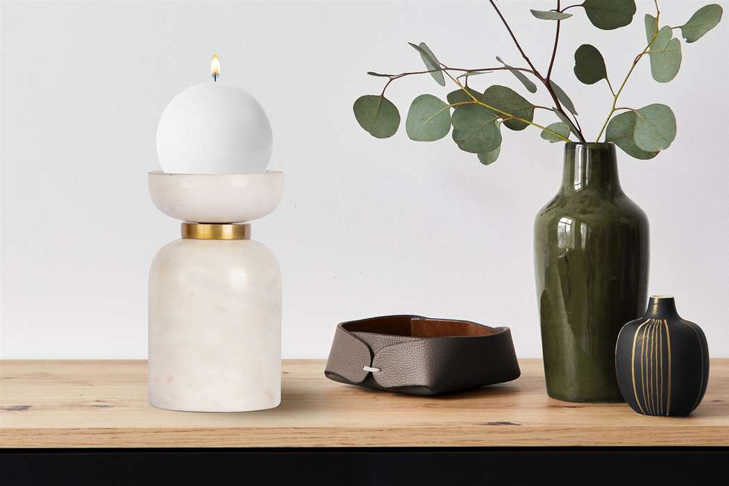 Candle Holder Satori 200 white - Afbeelding 4