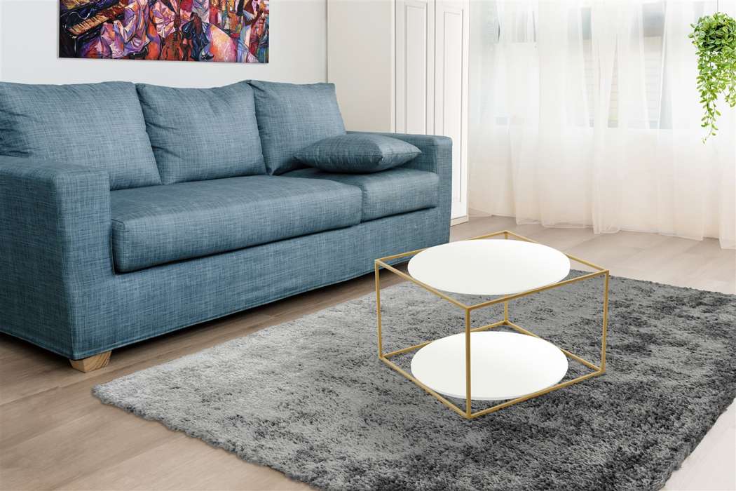 Sidetable Cody 110 wit/goud - Afbeelding 2