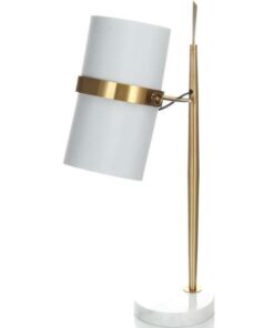 Tafellamp Novum 210 Weiß / Gold