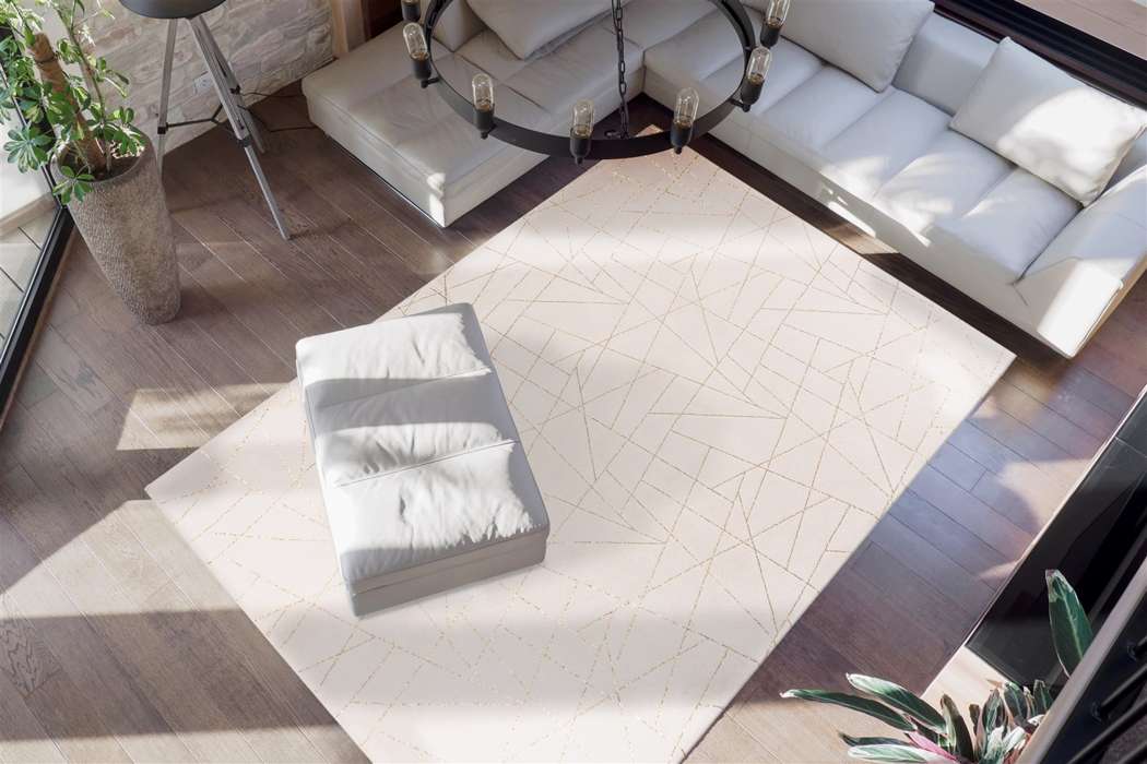 Bijou 125 creme/goud 200x290cm - Afbeelding 2