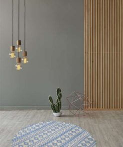 Alternative view of Sunny 210 lichtblauw 120cm ROND