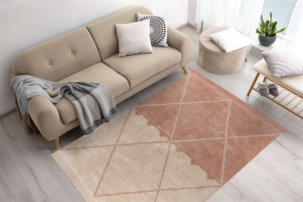 Mylen 225 creme/oudroze 200x290cm - Afbeelding 2