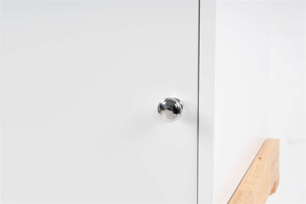 bijzettafel Valerie 110 wit/naturel - Afbeelding 3