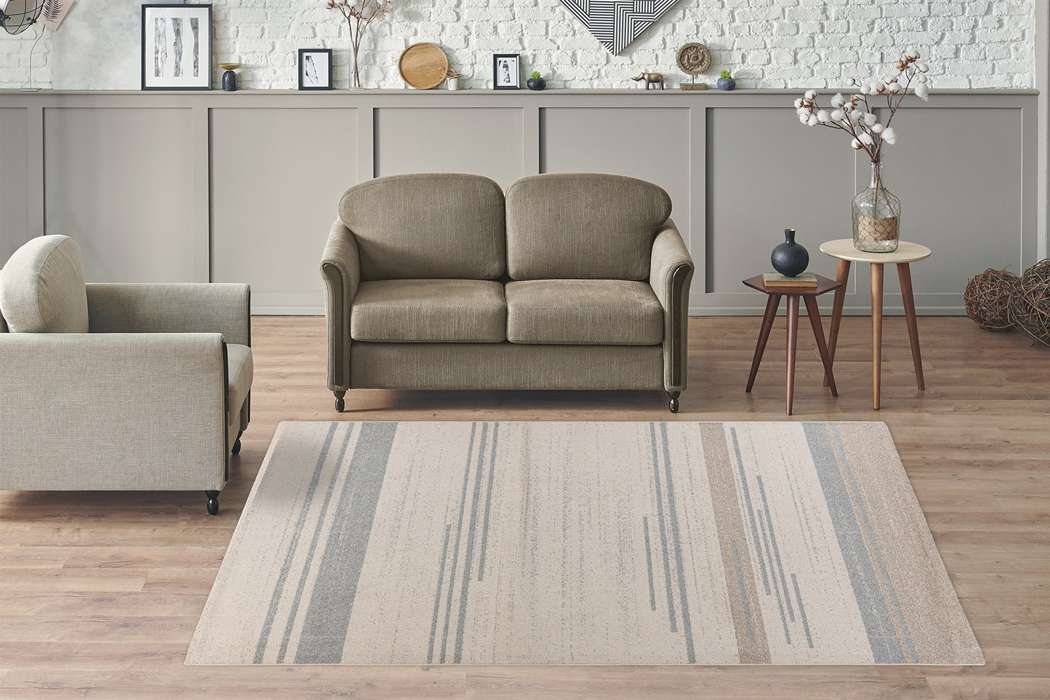 Gene 125 creme/blauw 120x170cm - Afbeelding 2