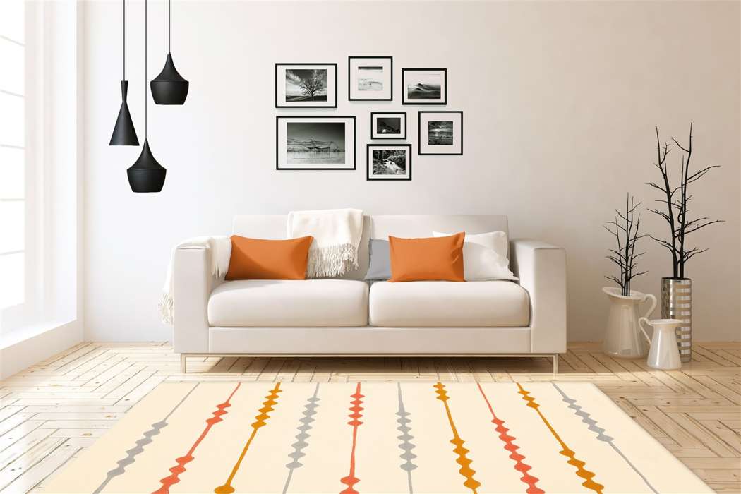 Spirit 3083 beige/oranje 170x240cm - Afbeelding 2
