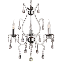 Hanging lamp Feline 3-L chrome