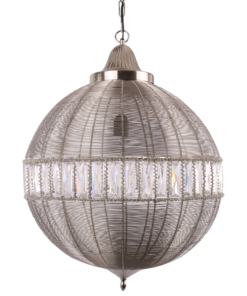 Hanglamp Georgio groot mat chroom