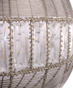 Alternative view of Hanglamp Georgio groot mat chroom