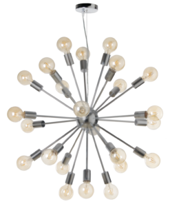 Hanglamp Globe 24L nickel satin