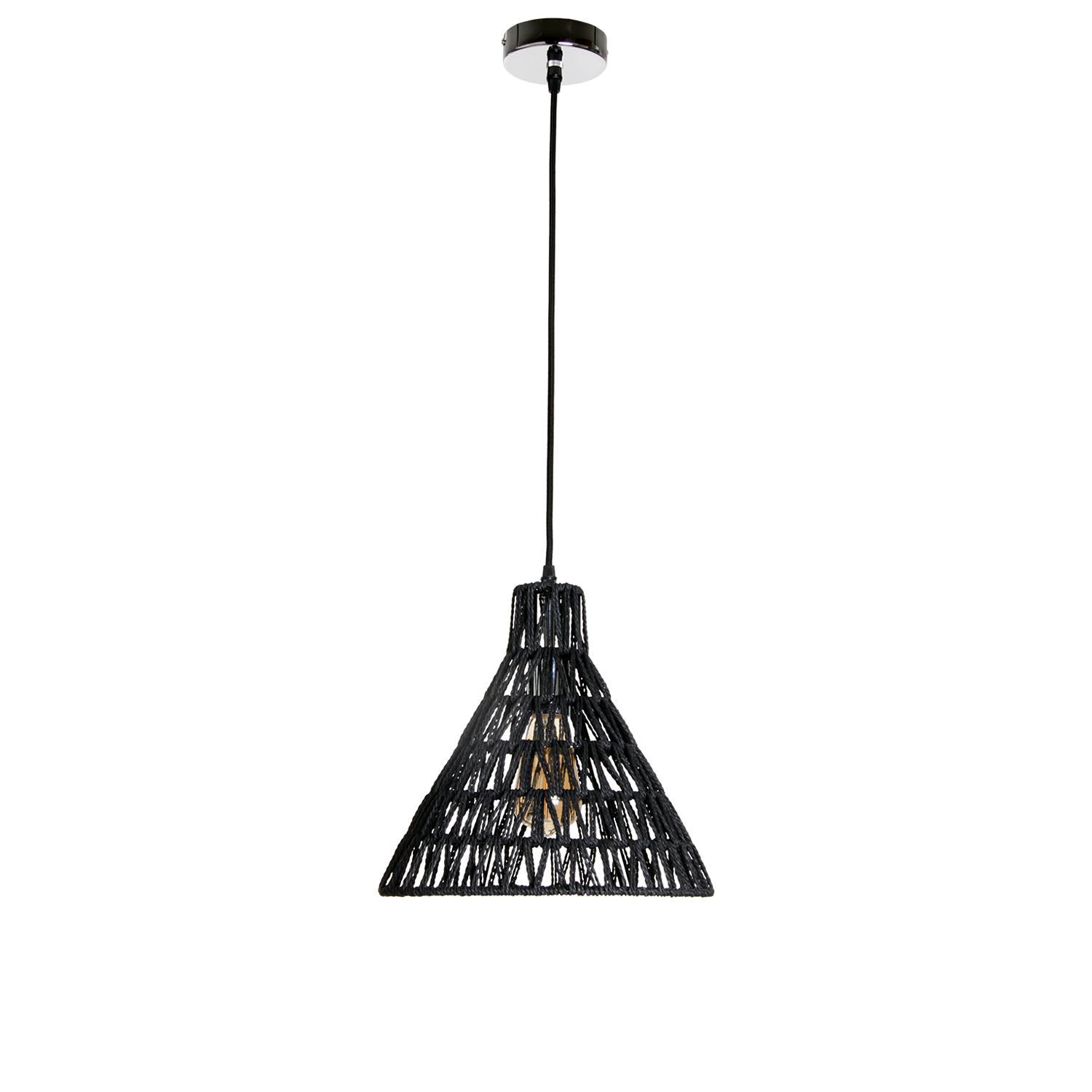 Hanglamp Lauri 30cm zwart - Afbeelding 4