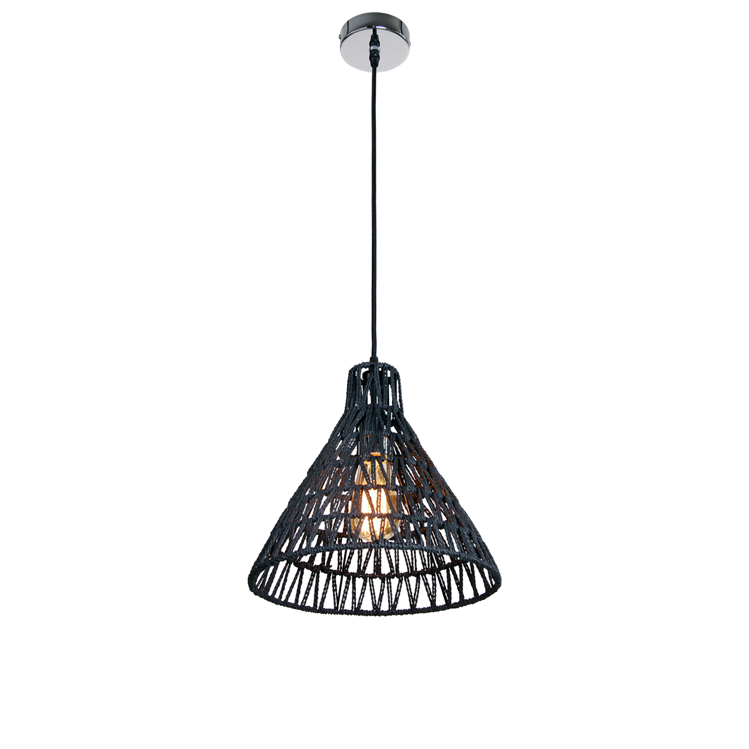 Hanglamp Lauri 30cm zwart - Afbeelding 5