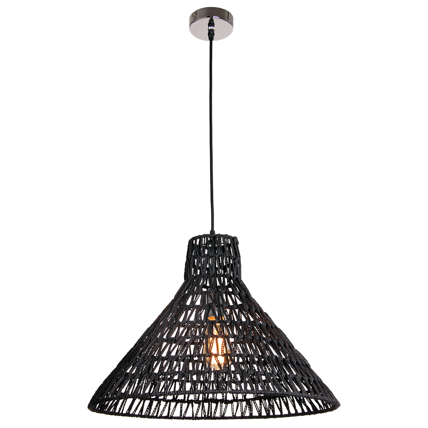 Hanglamp Lauri 50cm zwart - Afbeelding 5