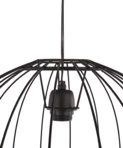 Alternative view of Hanging lamp Spirelli 50cm black