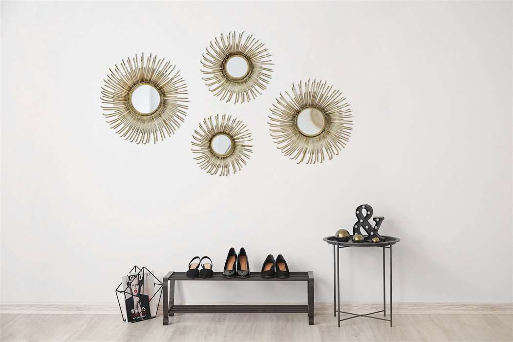 Wandspiegel Duke 525 goud set v 4 - Afbeelding 2