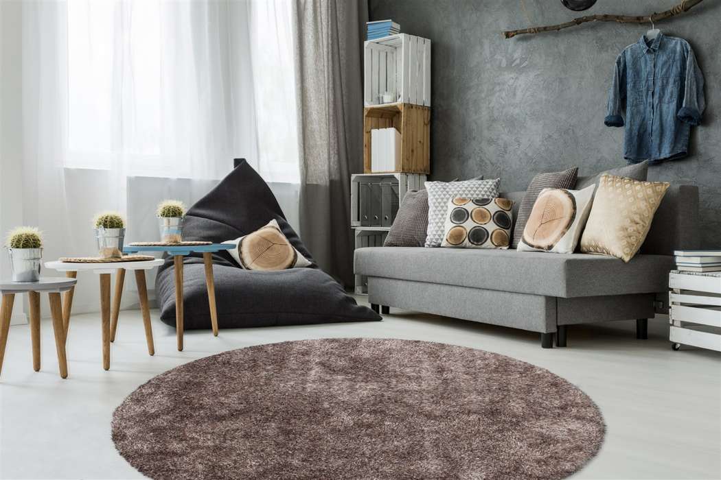 Diamond 725 taupe 160x160cm - Afbeelding 2