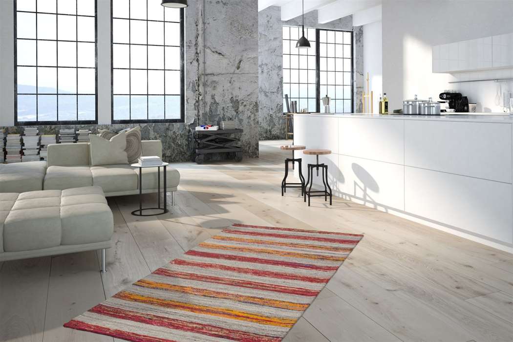 Duarte 210 nature/red 120x170cm - Afbeelding 2