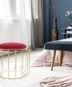 Alternative view of Bijzettafel Comfortafel 110 rood/goud
