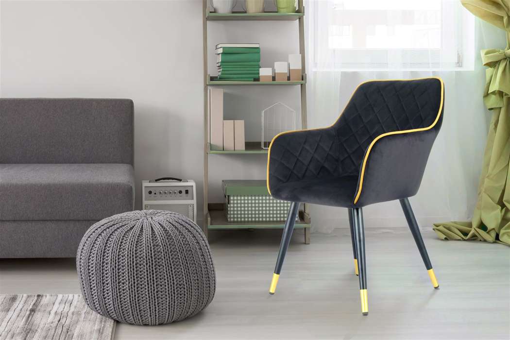 Chair Amino 525 Black / Gold - Afbeelding 3