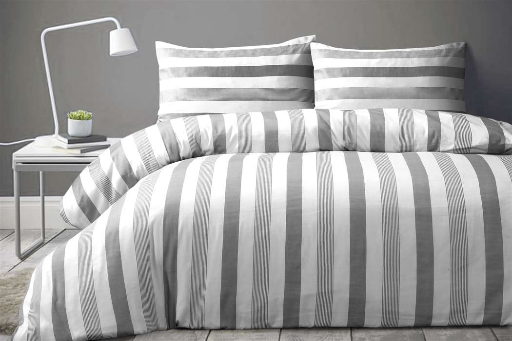 Dekbed Pina 100-AT grijs 140cm x 200cm / 70cm x 90cm - Afbeelding 2