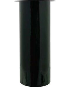 Floor Candle Holder Art Deco 165 dark green / silver
