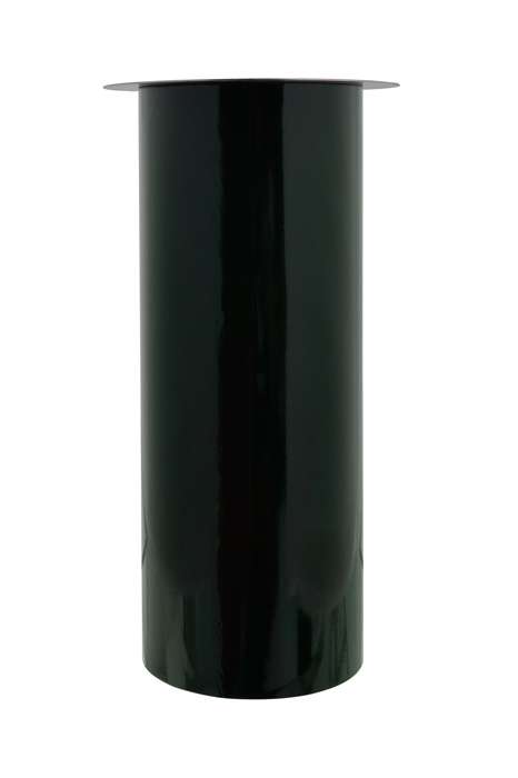 Floor Candle Holder Art Deco 165 dark green / silver