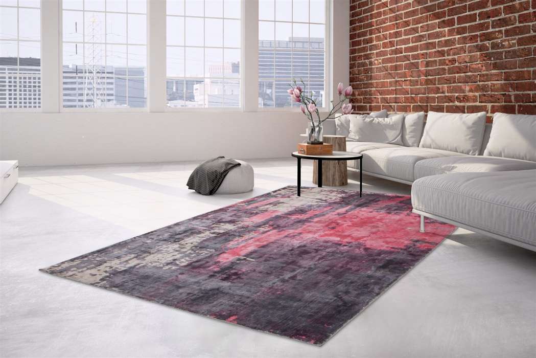 Ocean 125 rood/beige/antraciet 170x240cm - Afbeelding 2
