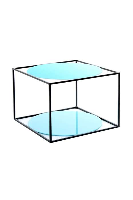 Sidetable Cody 110 blauw/zwart