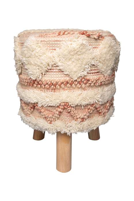 Stool Bohist 225 Pink / Cream