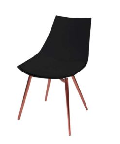 Chair Dakota 110 4er-Set black / copper