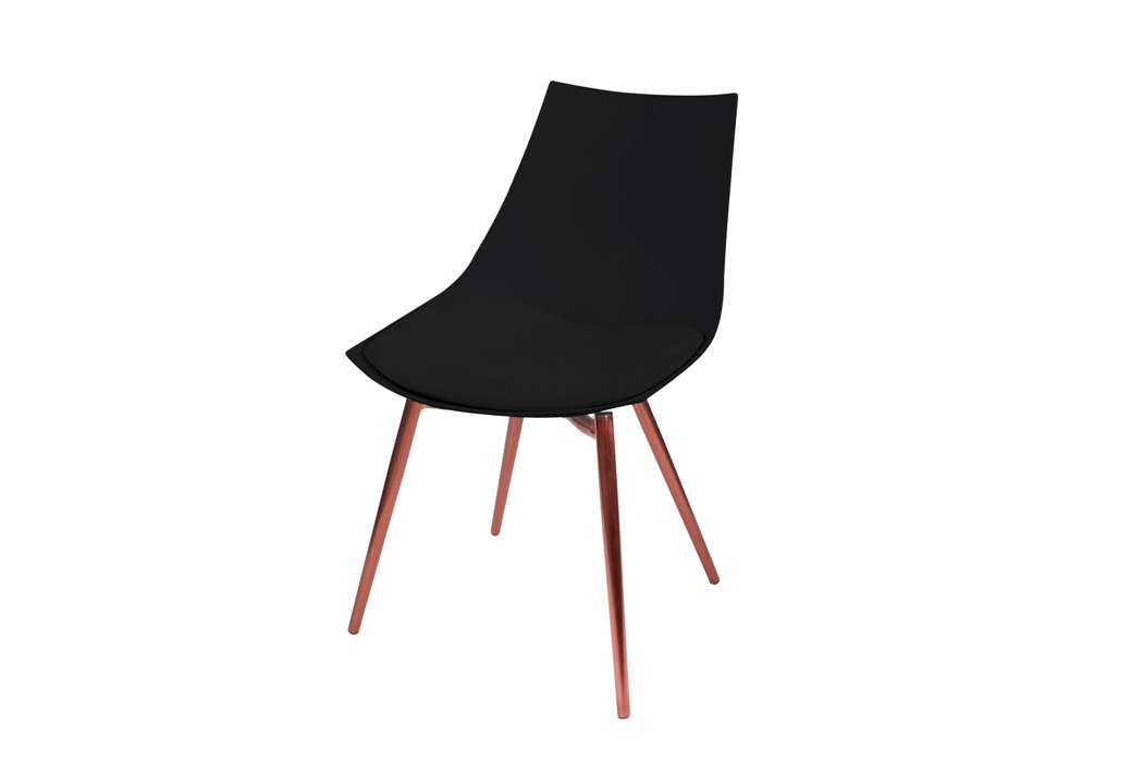 Chair Dakota 110 4er-Set black / copper