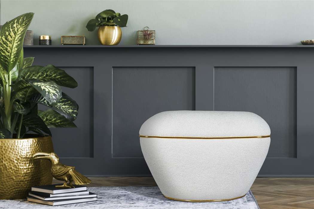 Stool Contessa 135 White / Gold - Afbeelding 3