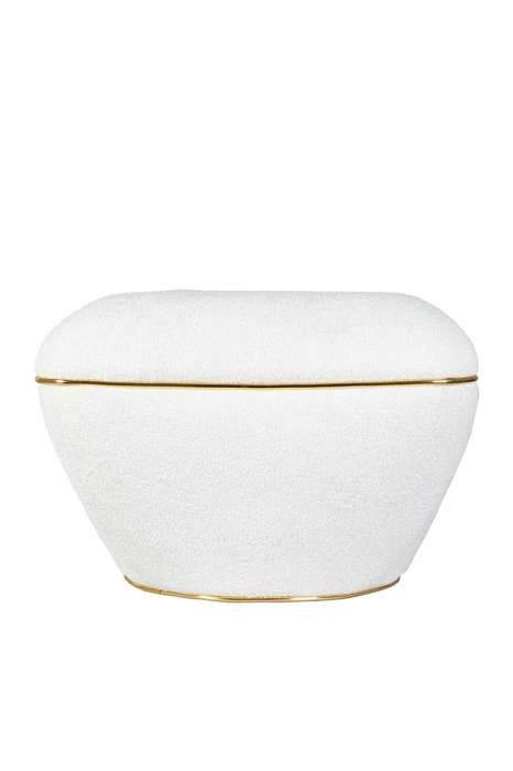 Stool Contessa 135 White / Gold