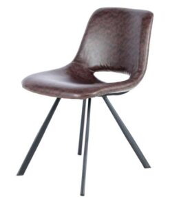chair Josephine 325 set of 2 dark brown