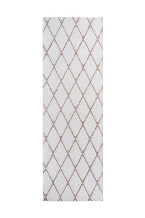 Vivica 225 wit/roze 80x250cm
