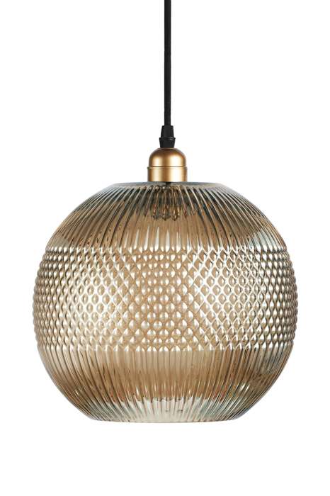 Hanglamp Neptun goud/grijs