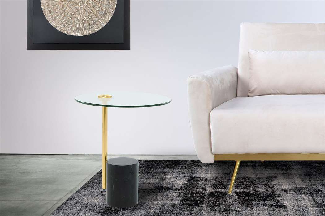 Side table Rosario 525 gold / black - Afbeelding 3