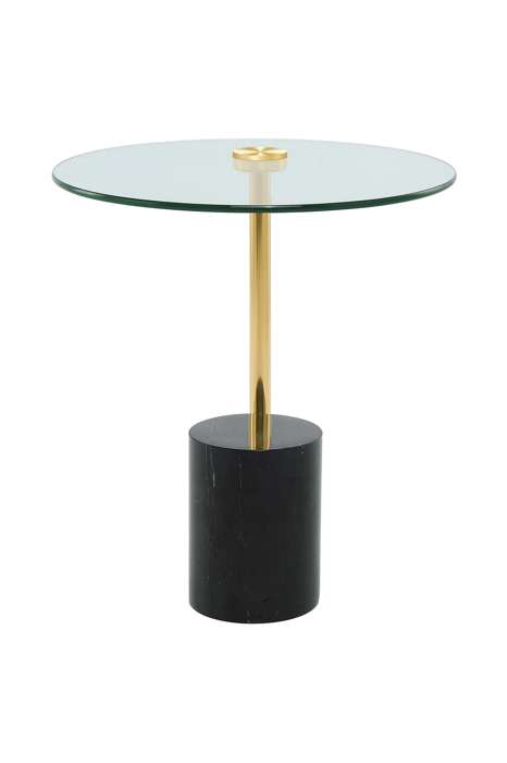 Side table Rosario 525 gold / black