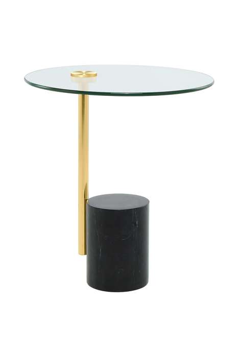 Side table Rosario 525 gold / black - Afbeelding 2