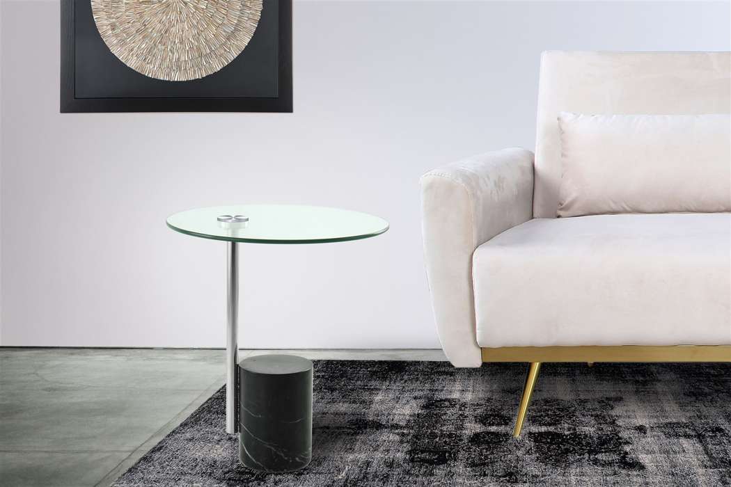 Side table Rosario 525 silver / black - Afbeelding 3