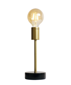 Alternative view of Table lamp Finland, gold, black marble