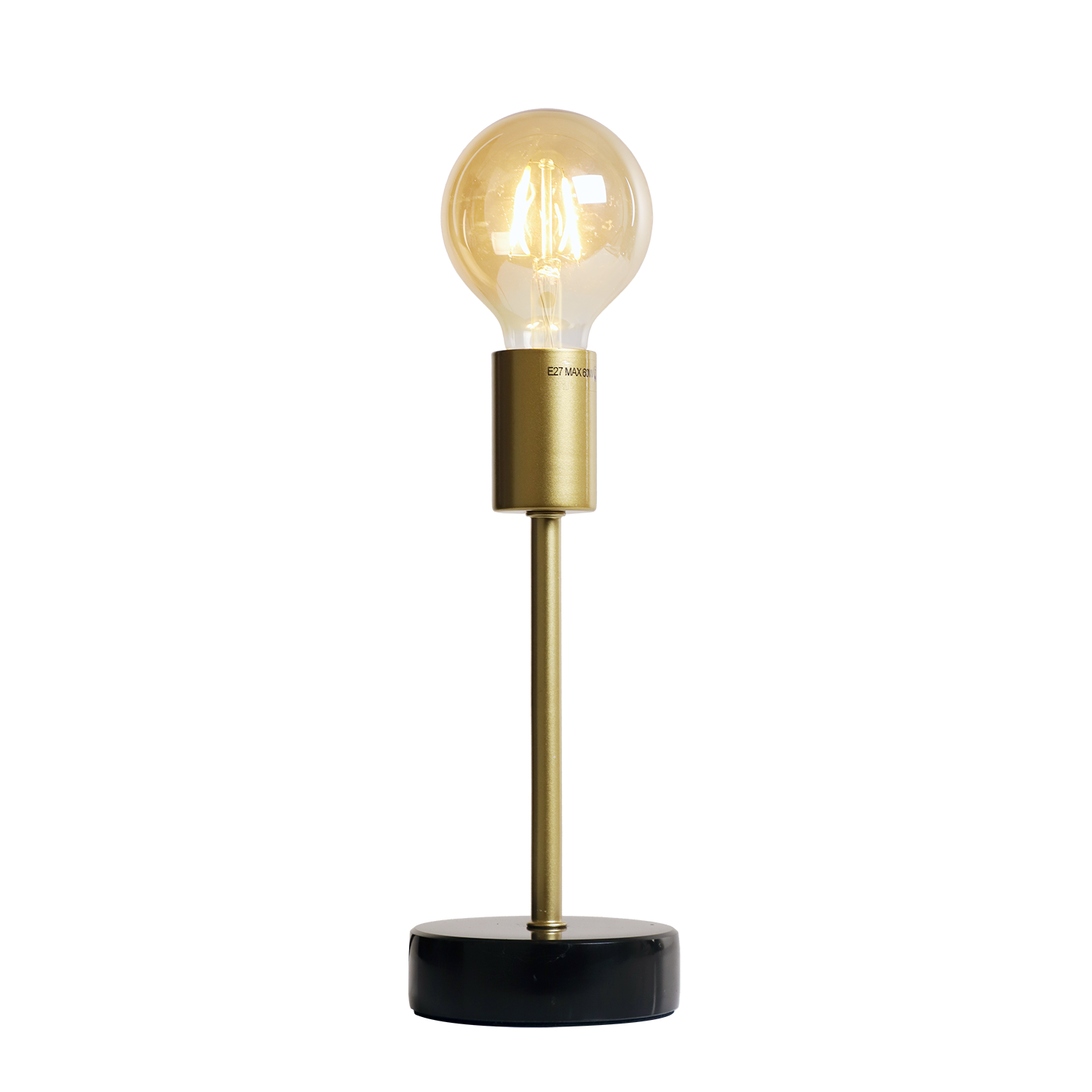 Table lamp Finland, gold, black marble - Afbeelding 2