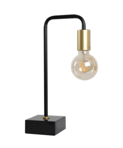 Table lamp Markanti black + gold
