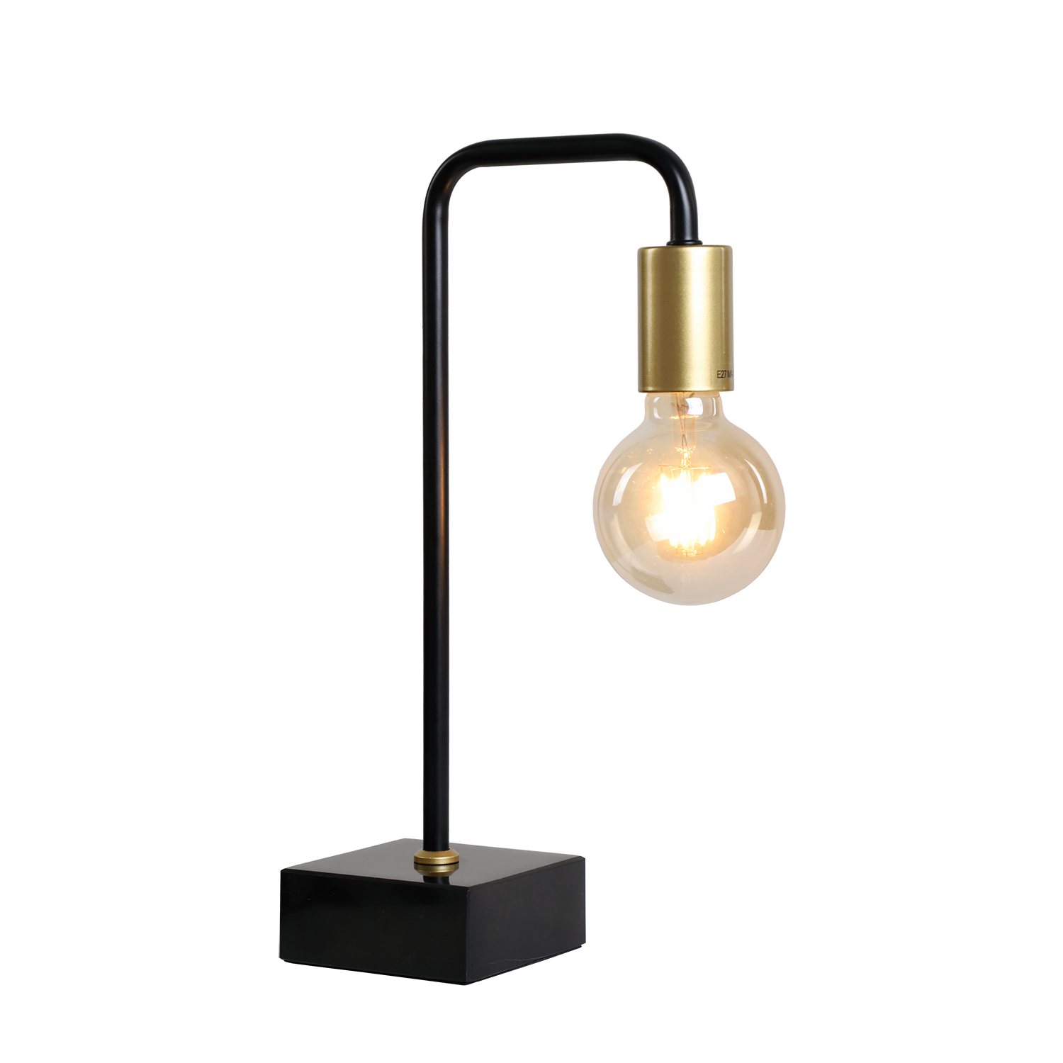 Table lamp Markanti black + gold - Afbeelding 3