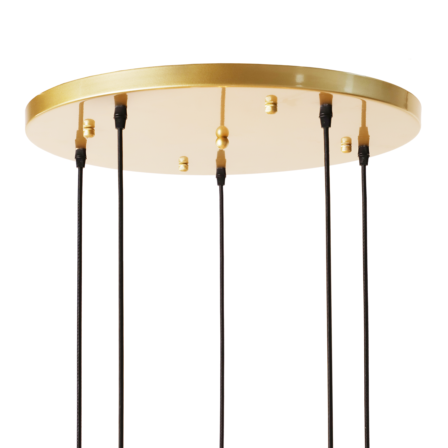 Hanging lamp Vilmar 5-L round gold - Afbeelding 2